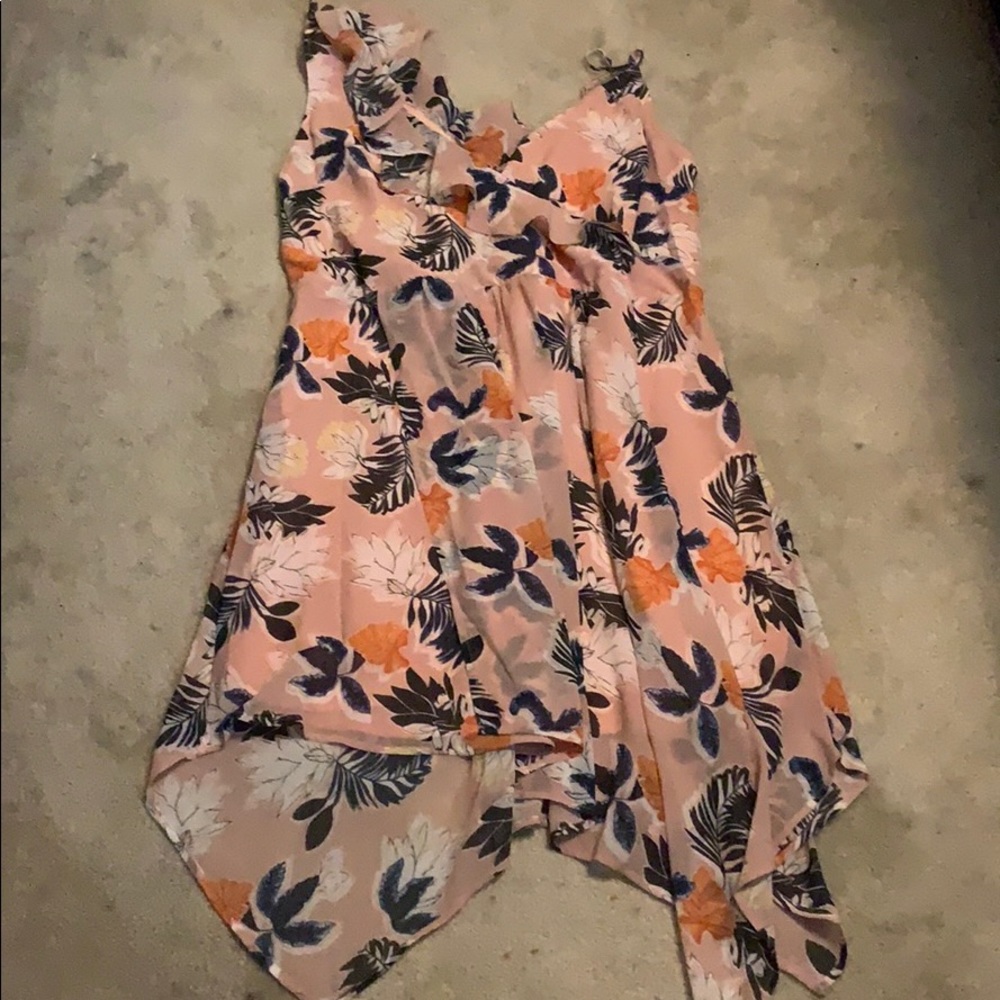 Pink Floral Dress